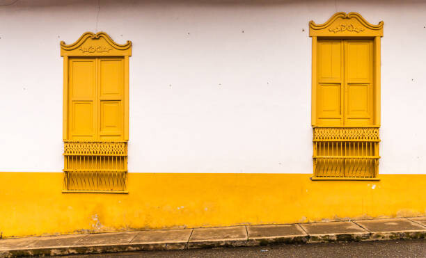 Poster the colorful picturesque town of Jardin