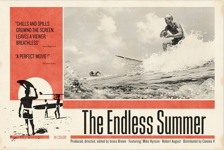 vintage surf movie poster