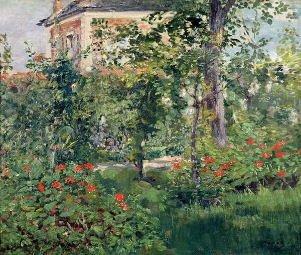 Poster The Garden at Bellevue, 1880