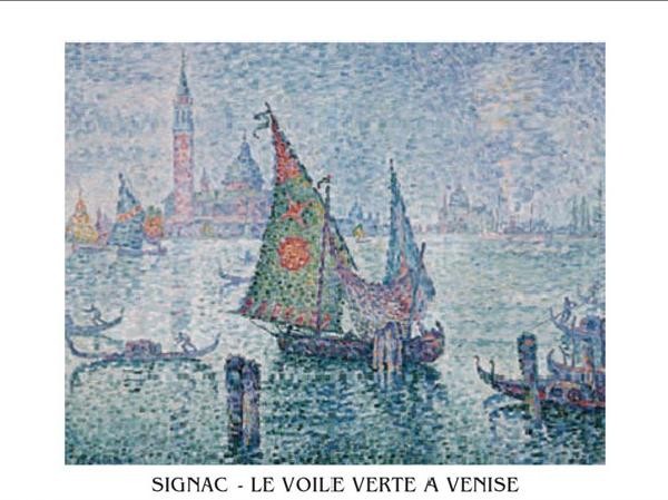 The Green Sail, Venice, 1902 Art Print