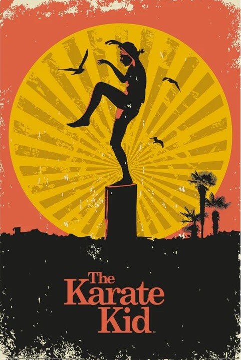 the karate kid 1984 poster