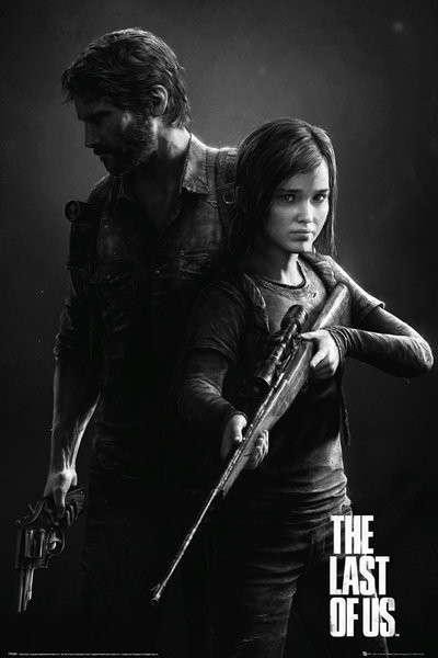 Poster The Last Of Us - Black and Portrait Wall Art, Gifts Merchandise | Abposters.com