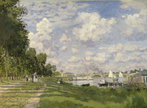 Poster The Marina at Argenteuil, 1872