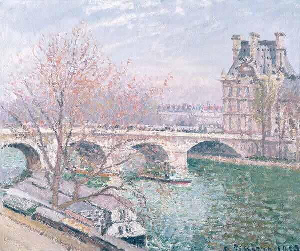 Poster The Pont-Royal and the Pavillon de Flore, 1903 (oil on canvas