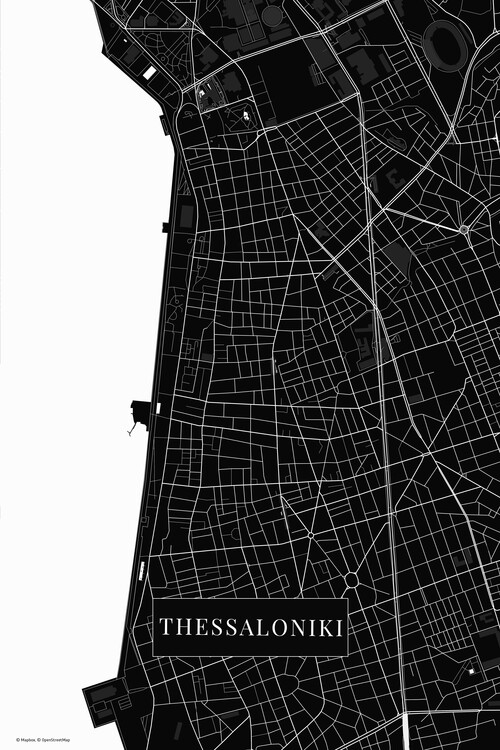 Poster Thessaloniki black
