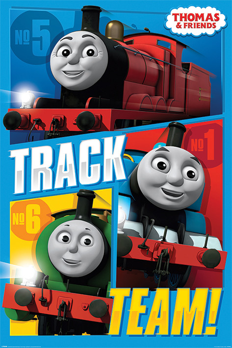 Poster Thomas & Friends - Track Team