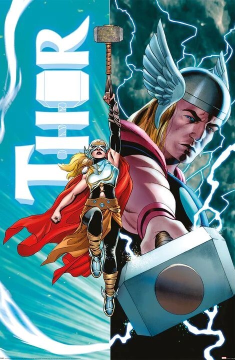 Poster Thor - Thor vs Female Thor