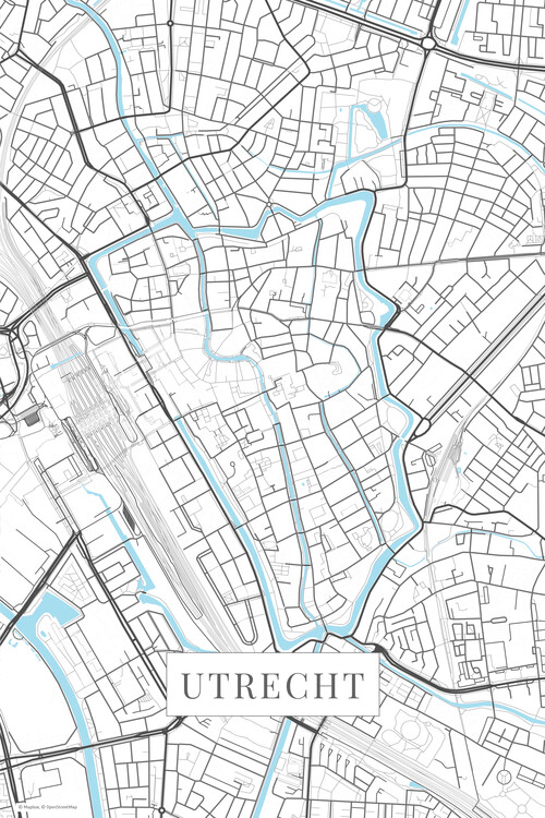 Poster Utrecht white