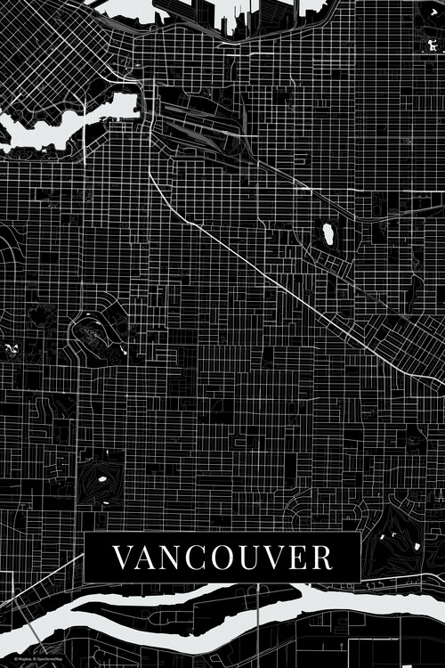 Poster Vancouver black