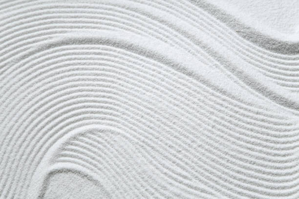 Poster White sand pattern