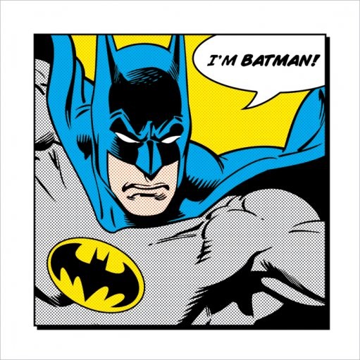 Batman - I'm Batman, Reprodução do quadro em 