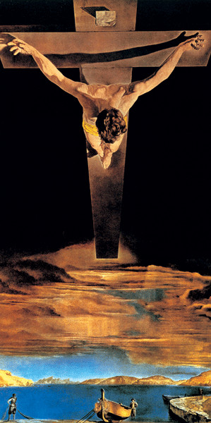 Reprodução do quadro Christ of Saint John of the Cross, 1951