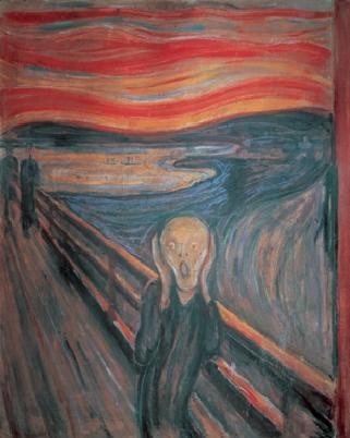 Reprodução do quadro Edvard Munch - O Grito