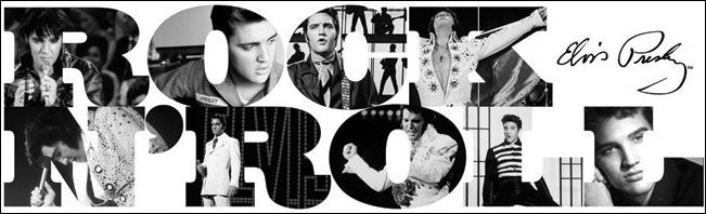 Reprodução do quadro Elvis Presley - Rock n' Roll