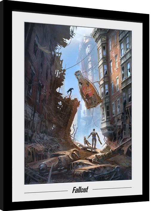 Fallout 76 - Vault Boys Poster Emoldurado