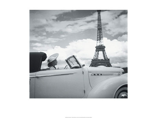 Reprodução do quadro Femme au Volant Paris