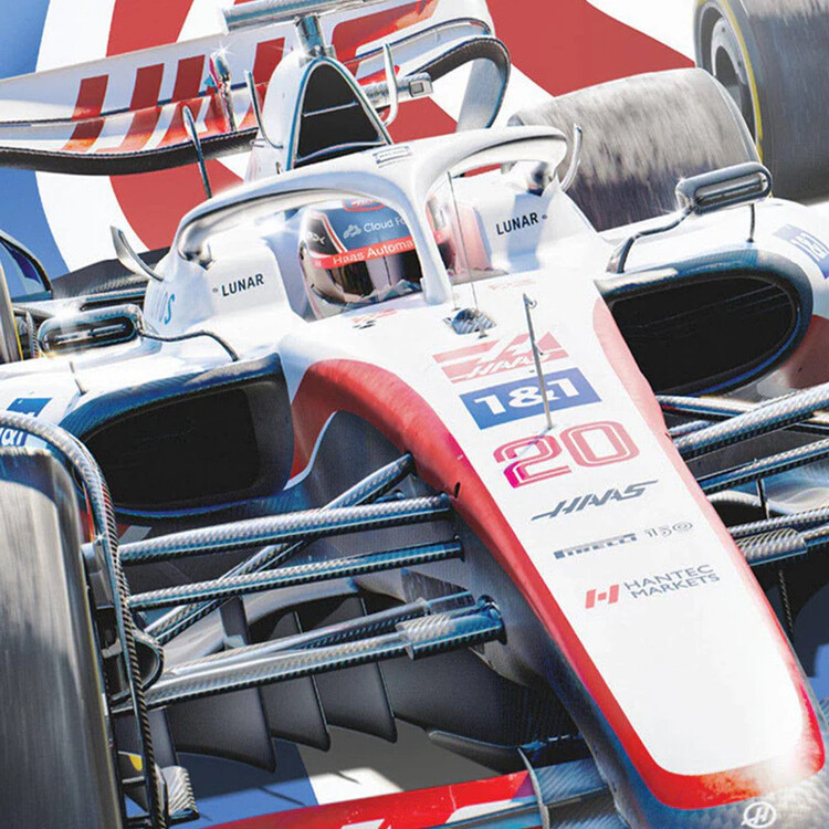 Reprodução do quadro Haas F1 Team - United States Grand Prix - 2022