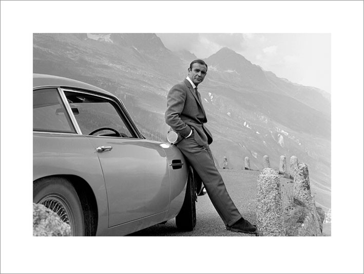 Reprodução do quadro James Bond 007 - Aston Martin