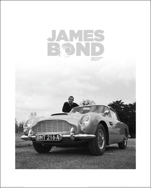 Reprodução do quadro James Bond - Shean Connery