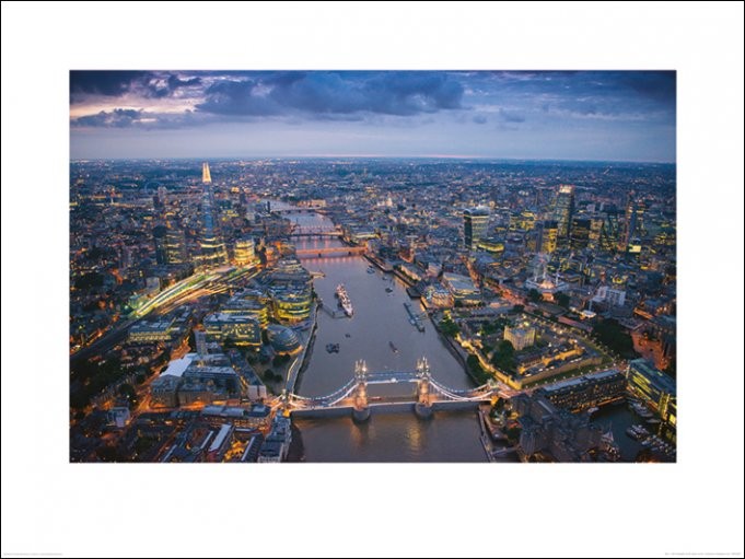 Reprodução do quadro London - Jason Hawkes