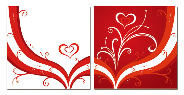 Quadro Modern design - the heart