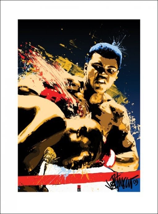 Reprodução do quadro Muhammad Ali - Sting