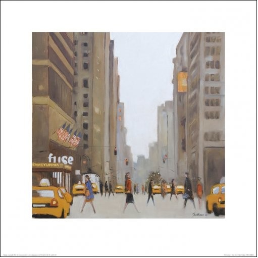 Reprodução do quadro New York - 7th Avenue
