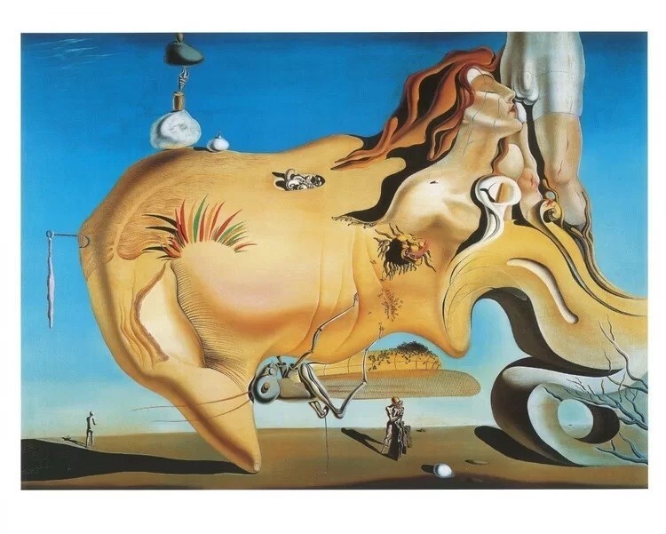 Reprodução do quadro Salvador Dali - Le Grand Masturbateur