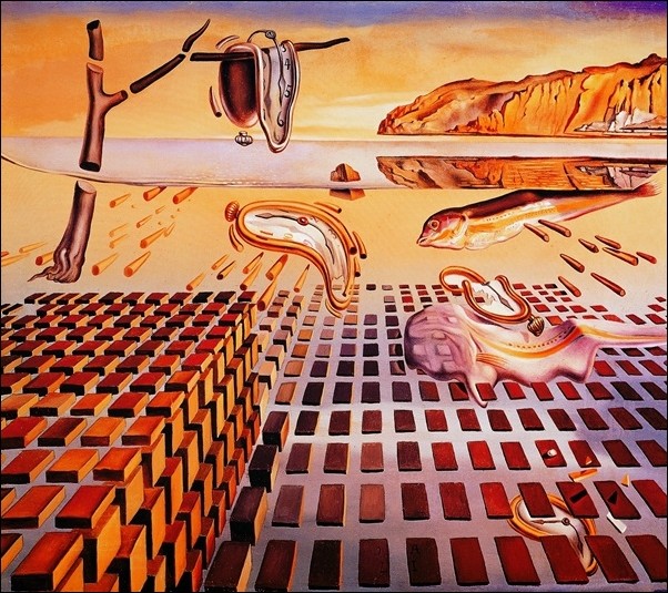 Reprodução do quadro Salvador Dali - The Disintegration