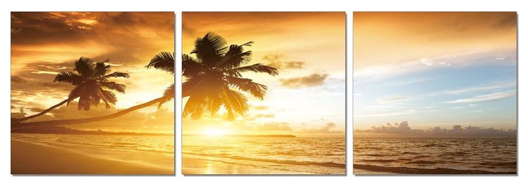 Quadro Sunset on the beach
