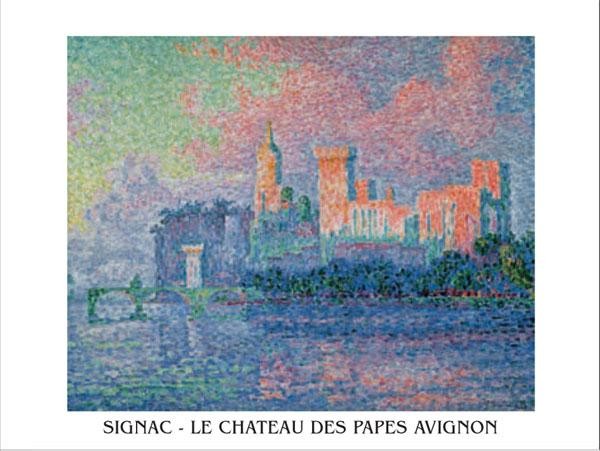 Reprodução do quadro The Papal Palace, Avignon