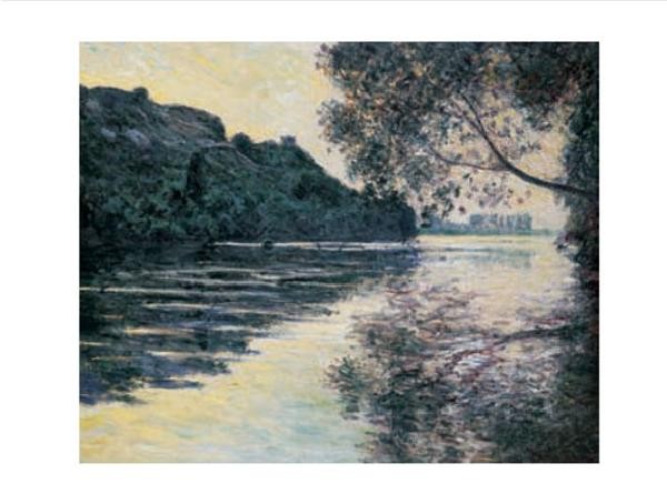 Reprodução do quadro The Sun on The Seine