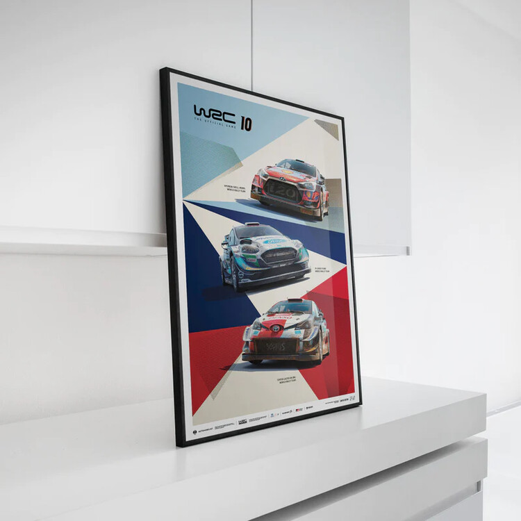 Reprodução do quadro WRC 10 - The official game cover