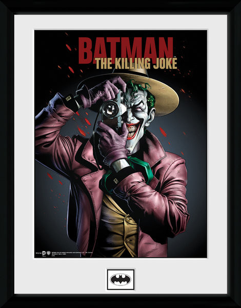 Poster Emoldurado Batman Comic - Kiling Joke Portrait