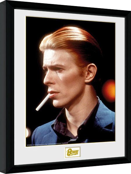 Poster Emoldurado David Bowie - Smoke