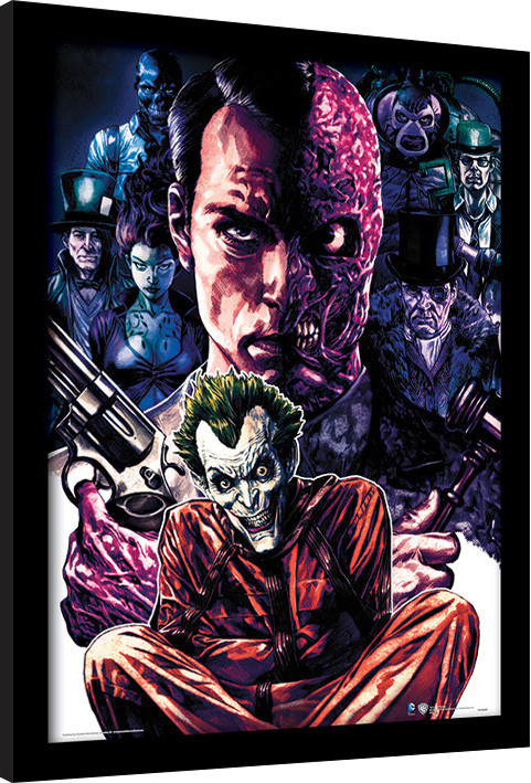 Poster Emoldurado DC Comics - Criminally Insane