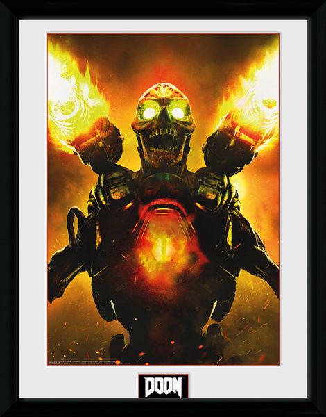 Poster Emoldurado Doom - Key Art