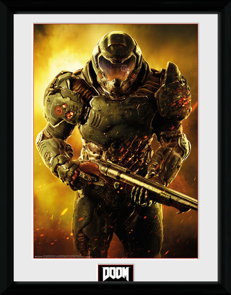 Poster Emoldurado Doom - Marine