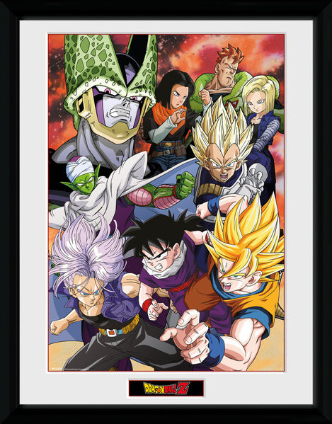 Dragon Ball Z - Cell Saga Poster Emoldurado, Quadro em