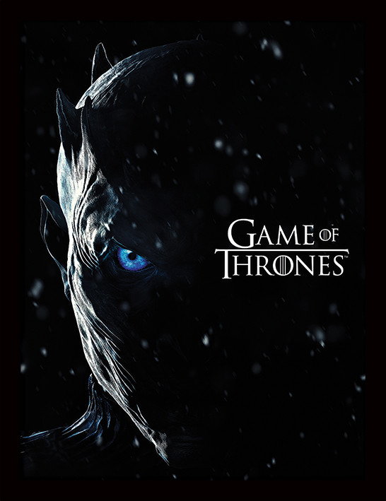 Poster Emoldurado Game Of Thrones - The Night King