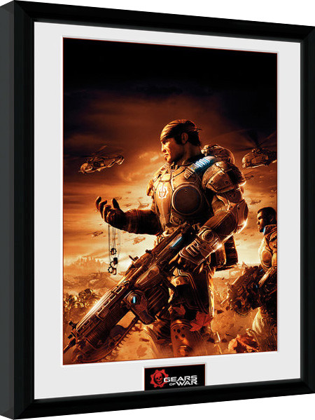 Gears of War - Gears 3 Poster Emoldurado, Quadro em