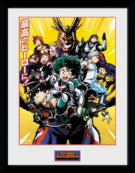 Poster Emoldurado My Hero Academia - Season 1