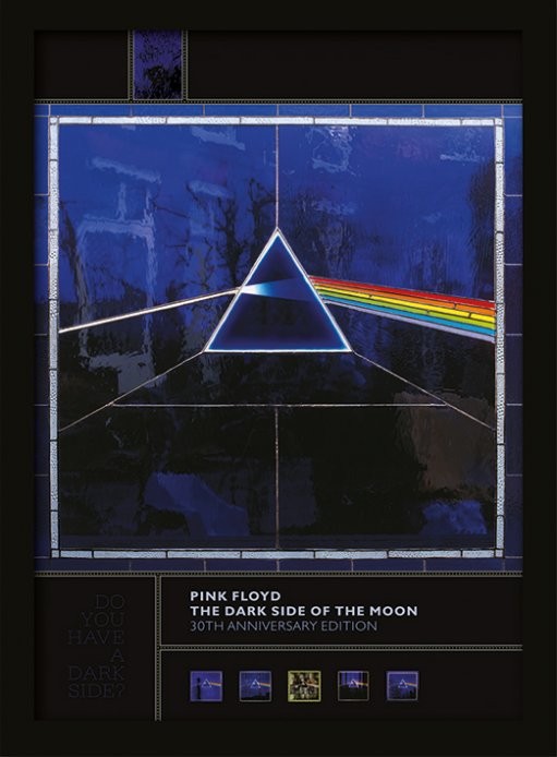 Poster Emoldurado Pink Floyd - Dark Side of the Moon (30th Anniversary)
