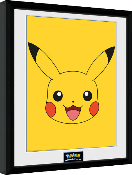 Pokemon - Pikachu Poster Emoldurado, Quadro em