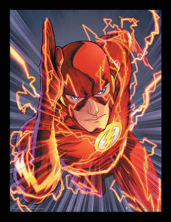 Poster Emoldurado The Flash - Zoom