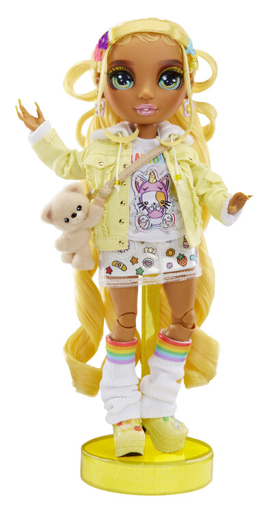 Final Sale Rainbow High Sunny Madison – Yellow Fashion Doll with 2