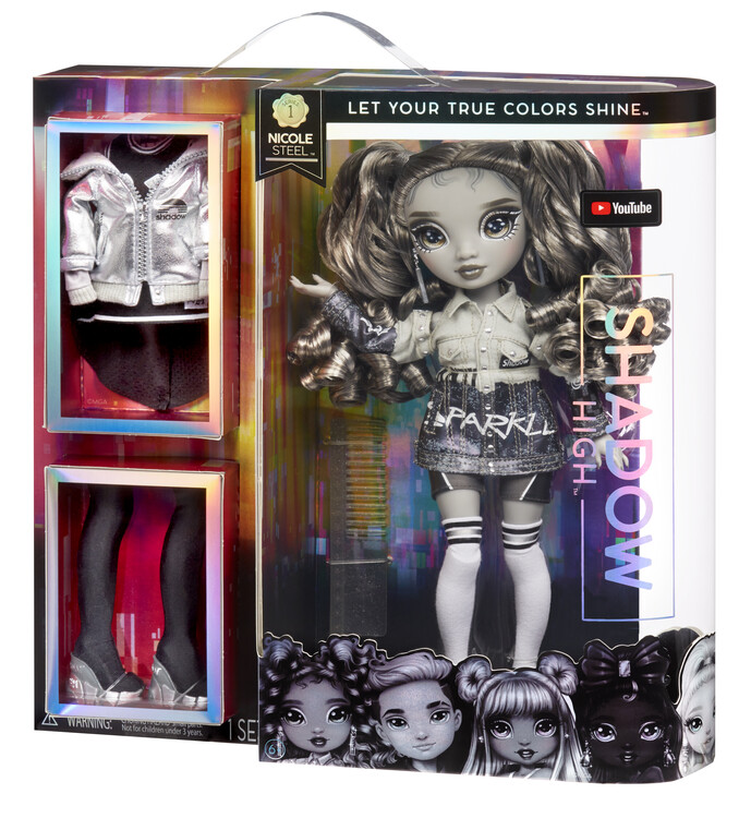 Toy Rainbow High Shadow High Doll S1- Nicole Steel