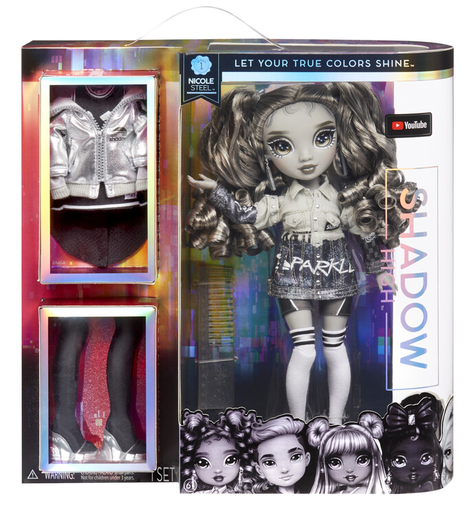 Toy Rainbow High Shadow High Doll S1- Nicole Steel, Posters, Gifts,  Merchandise