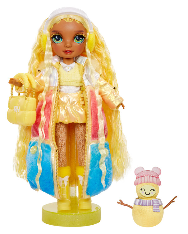Rainbow High - Winter Wonderland Doll - Sunny (Yellow)