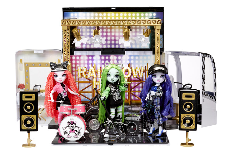 Toy Rainbow Vision World Tour Bus & Stage, Posters, Gifts, Merchandise